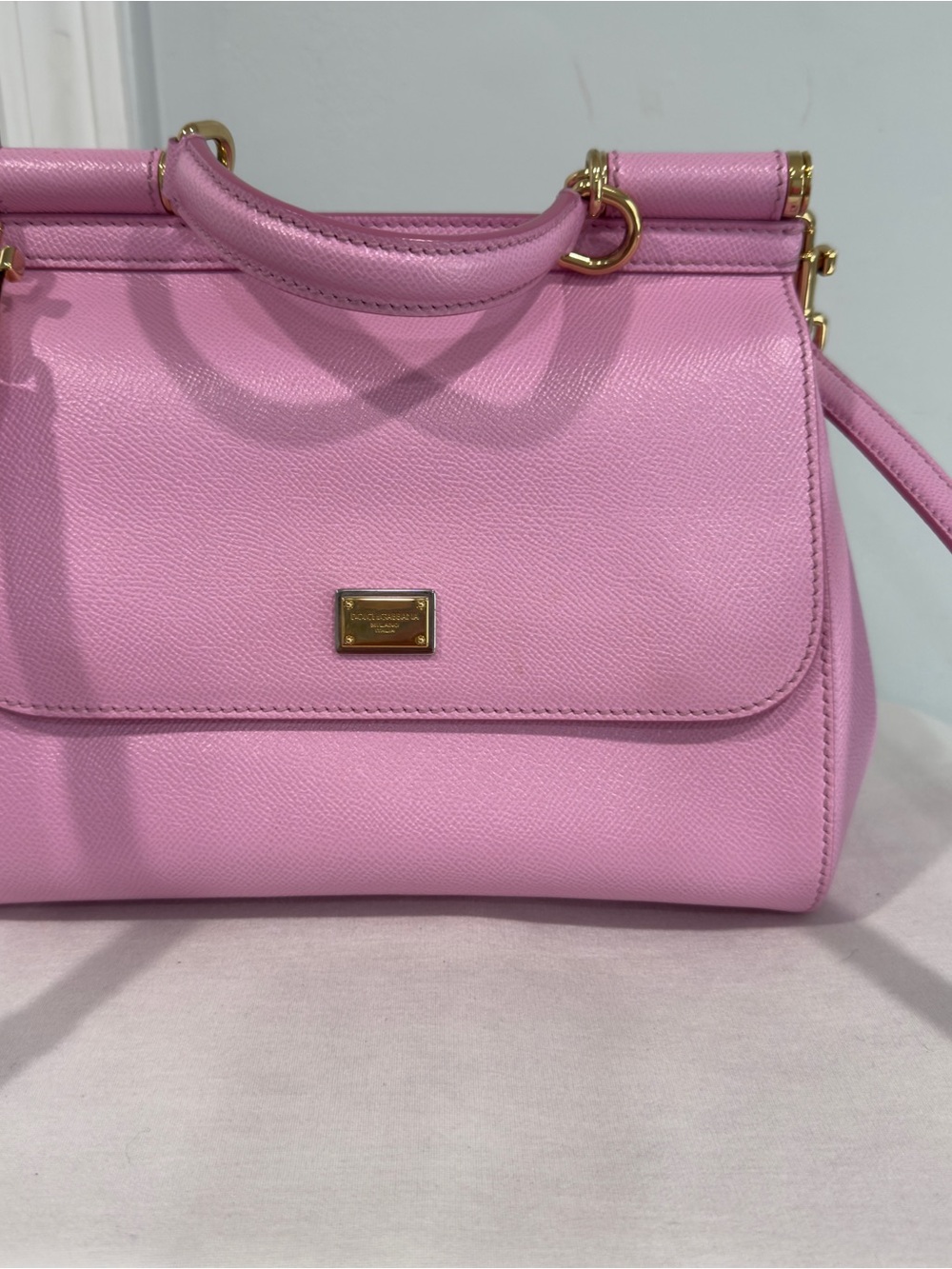 Dolce & Gabbana Baby Pink Sicily Medium Bag